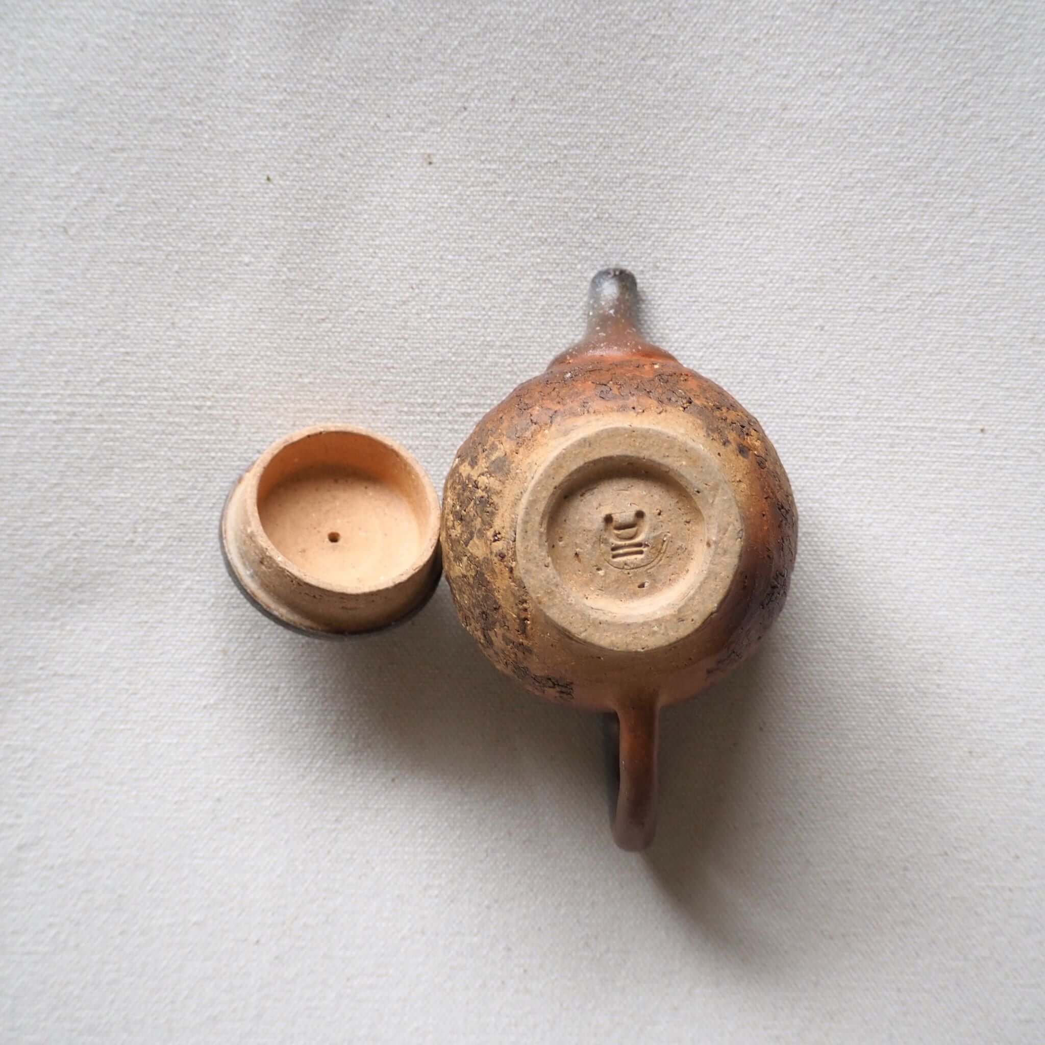 備前焼 細川敬弘作 礫急須 A [東山堂煎茶器店 オンラインショップ