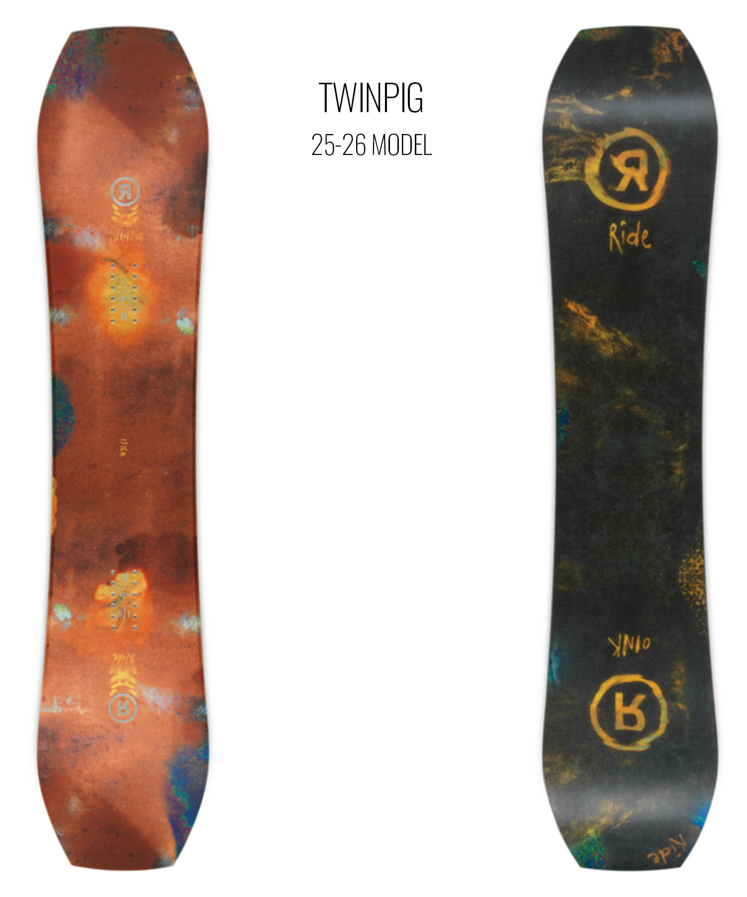 楽天市場】RIDE ライド スノーボード 板 ユニセックス TWINPIG