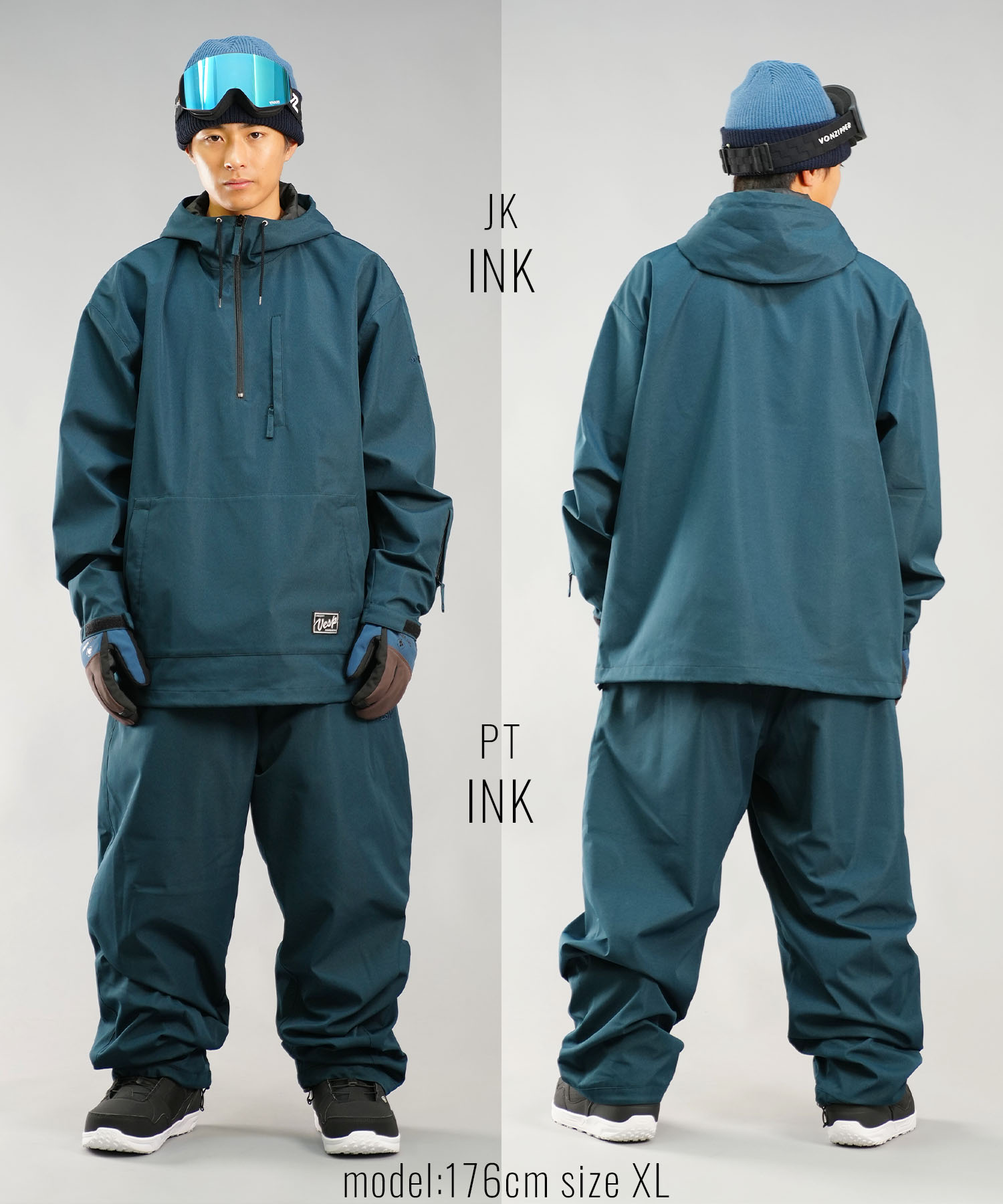 楽天市場】スノボウェアセット ユニセックス VESP べスプ VPMJ1062