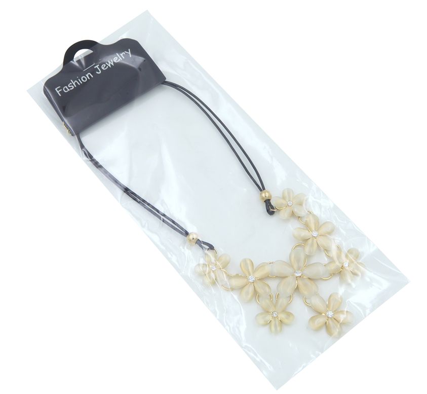 楽天市場】フラワー ビジュー ネックレス 花 モチーフ 結婚式