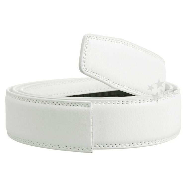 楽天市場】ベルト バックルなし メンズ 白 ベルトのみ 30mm 35mm 本革
