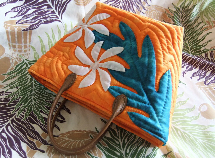 楽天市場】【ハワイアンキルトに挑戦！】バック作成キット : Makana