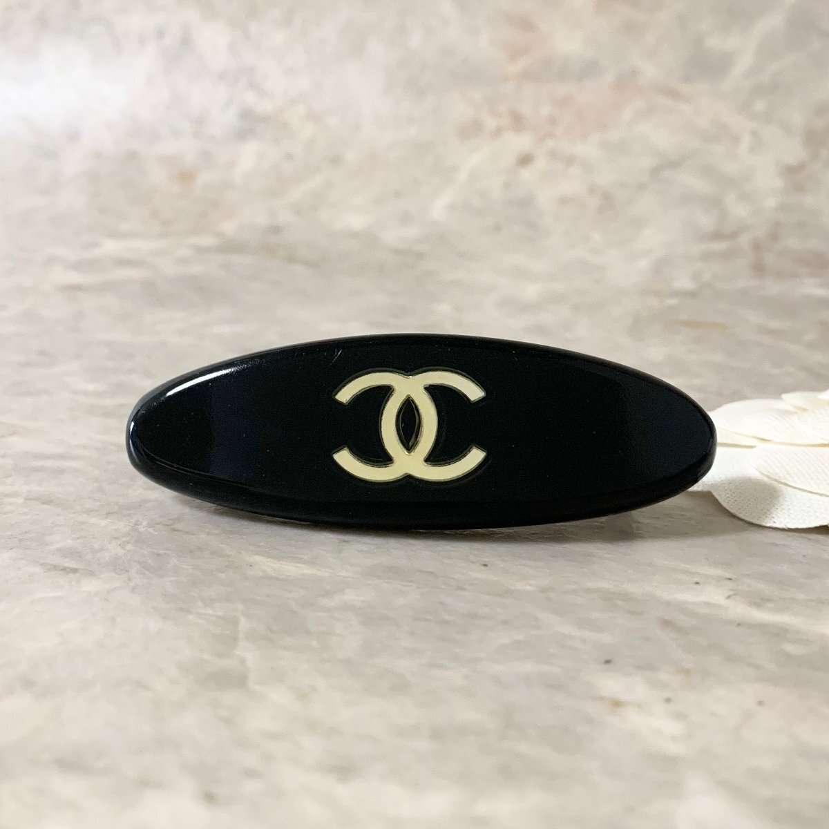 楽天市場】CHANEL シャネル バレッタ ココマーク ゴールド 金 ロゴ