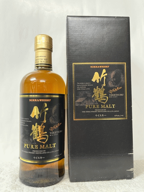 楽天市場】(オールドラベル・旧ボトル) 竹鶴ピュアモルト NV 黒ラベル