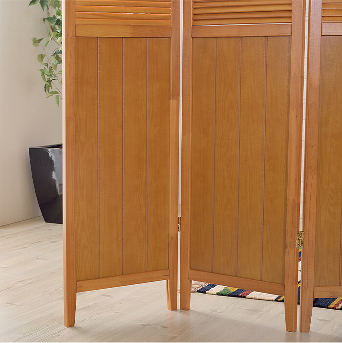 楽天市場】【法人様向け】木製スクリーン 3連タイプ 衝立 ルーバー