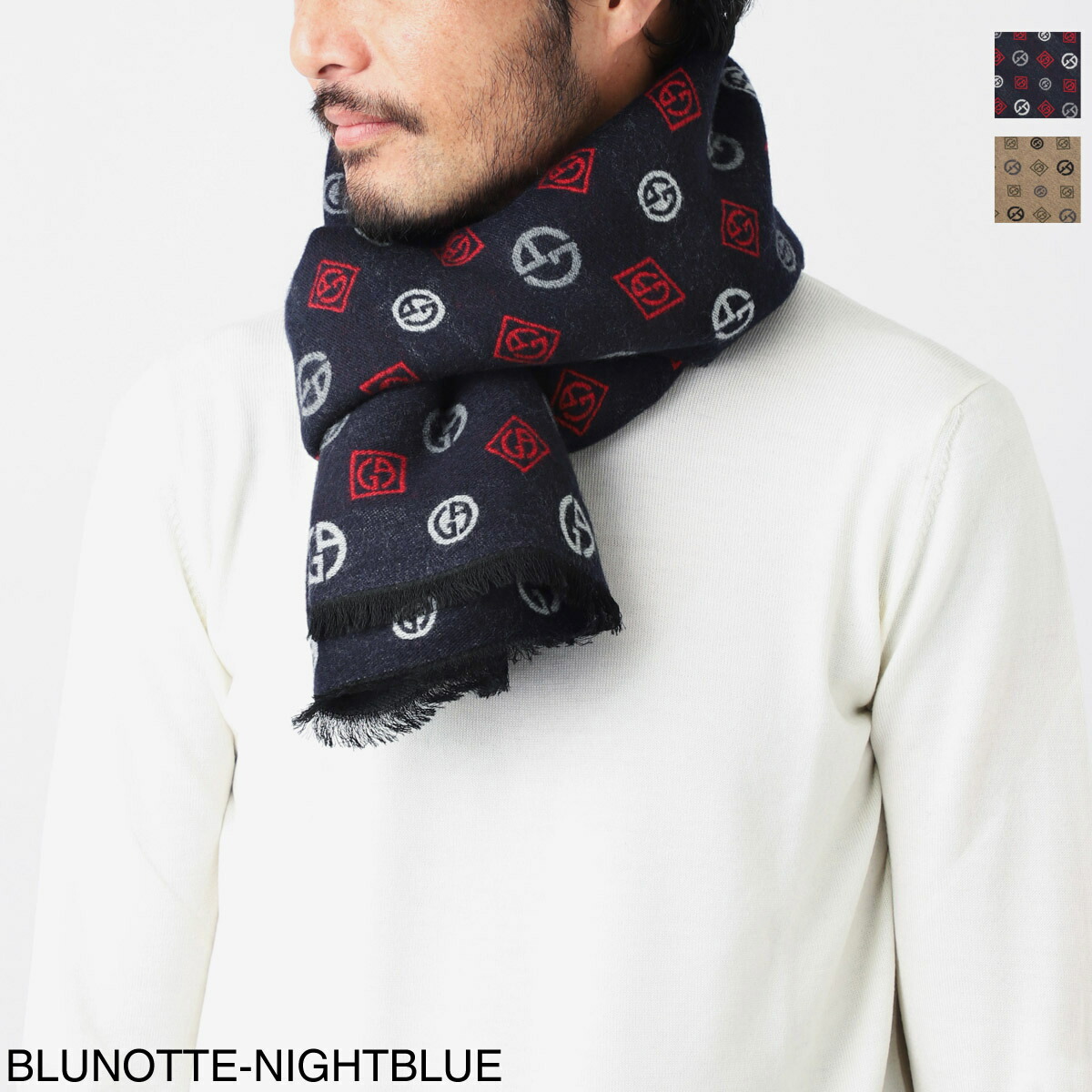 楽天市場】ジョルジオアルマーニ GIORGIO ARMANI スカーフ マフラー