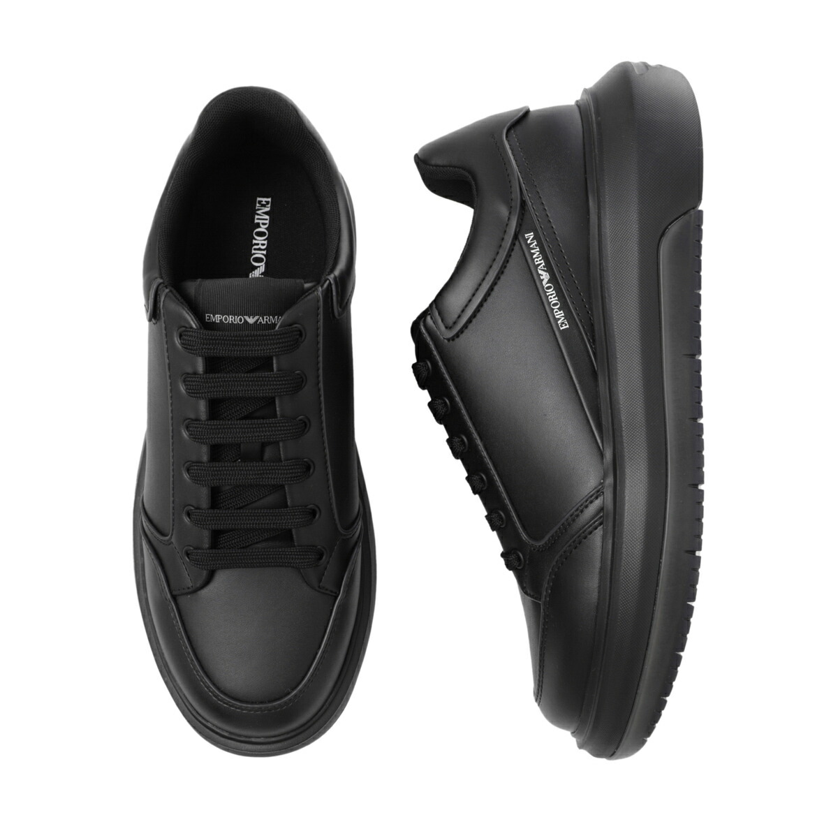楽天市場】エンポリオアルマーニ EMPORIO ARMANI スニーカー ブラック