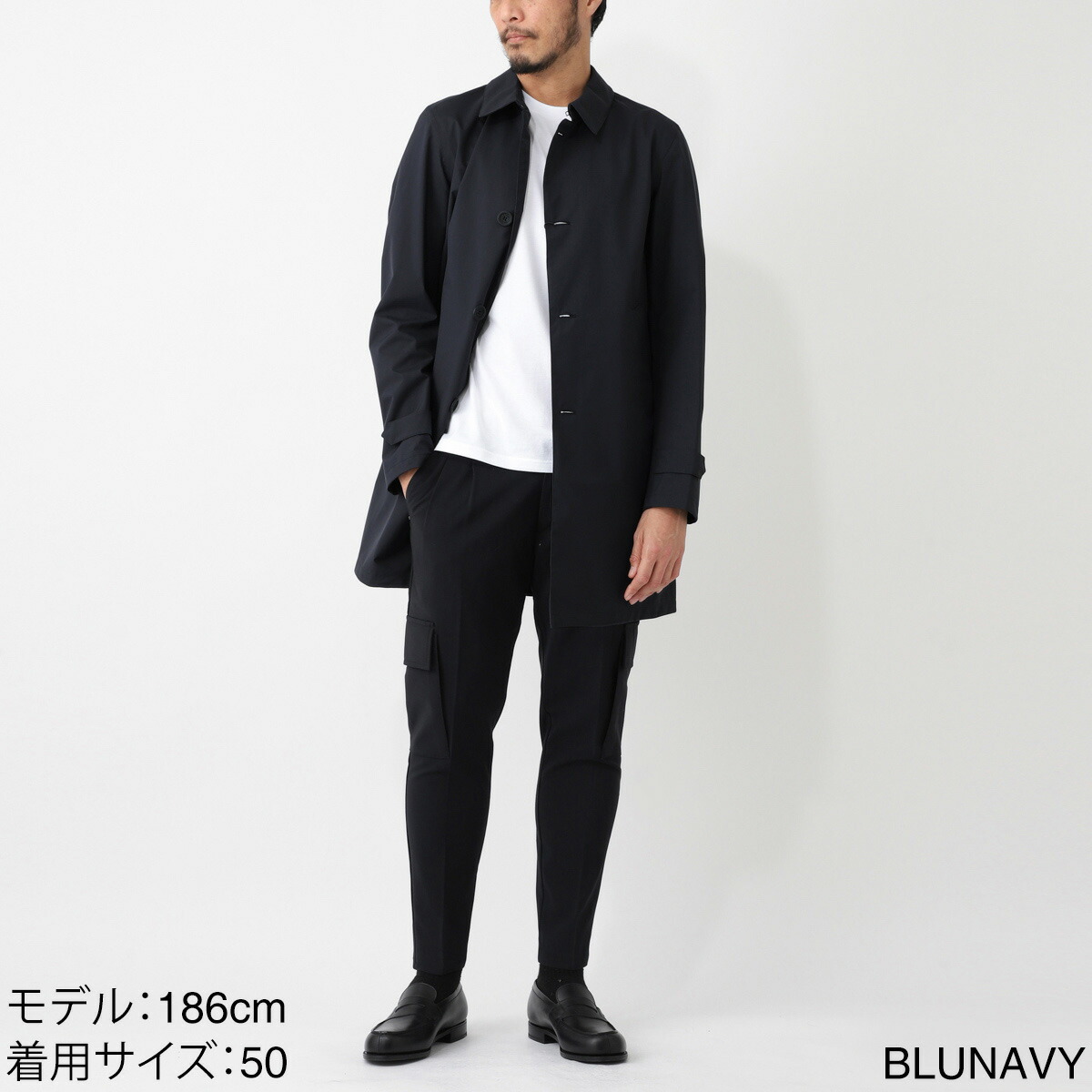 楽天市場】ヘルノ HERNO ステンカラーコート メンズ 大きいサイズあり