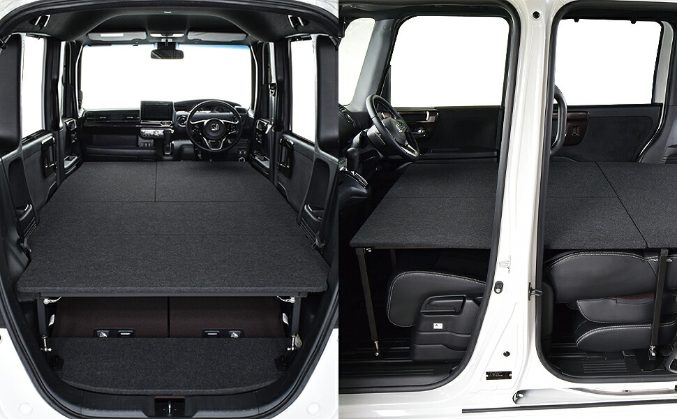 楽天市場】N-BOX JF3/4 ベッドキットパンチカーペット仕様 エヌ