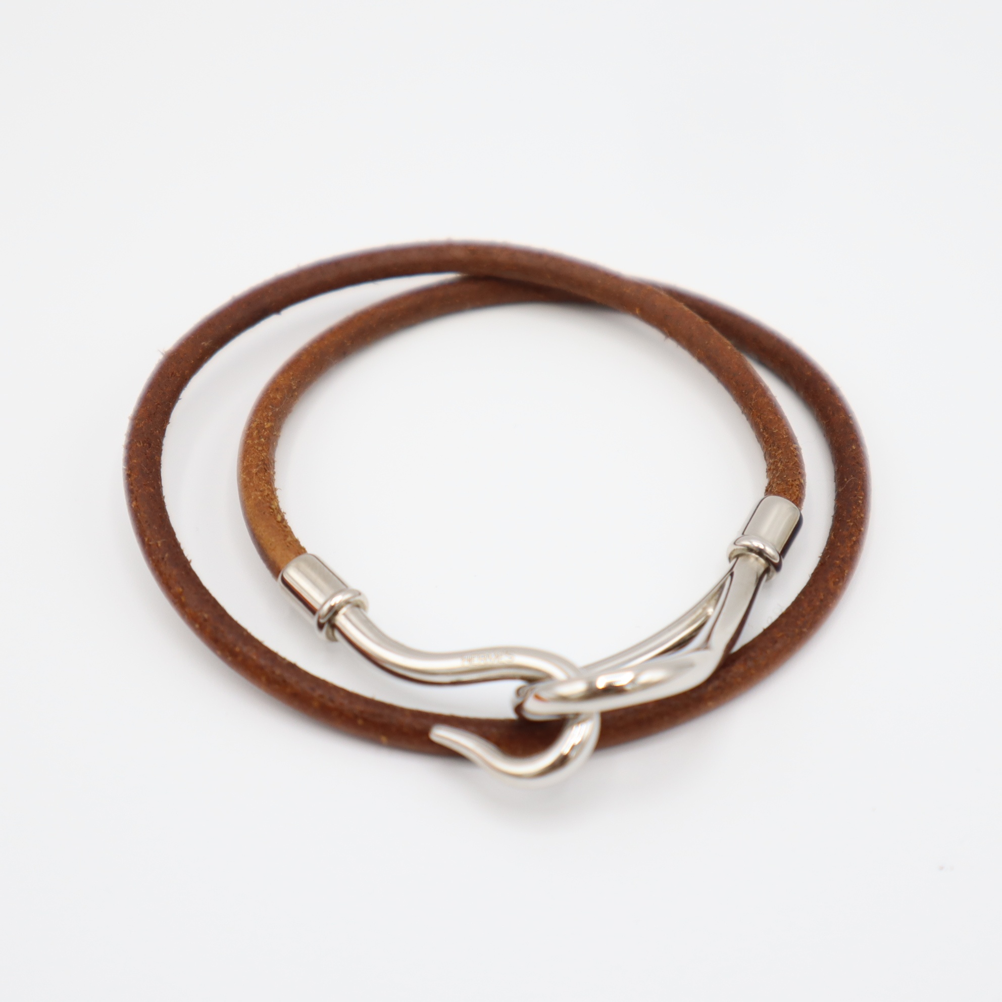 楽天市場】質屋 HERMES エルメス ジャンボブレス 2重巻 ブレスレット