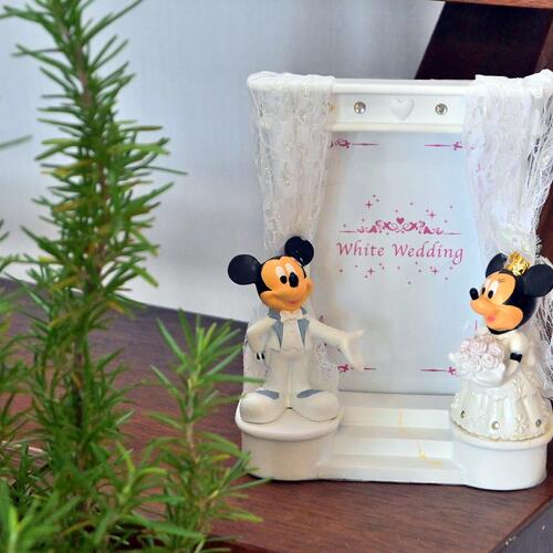 楽天市場】※B品です。現品 ディズニー ウェディングフレームミッキー