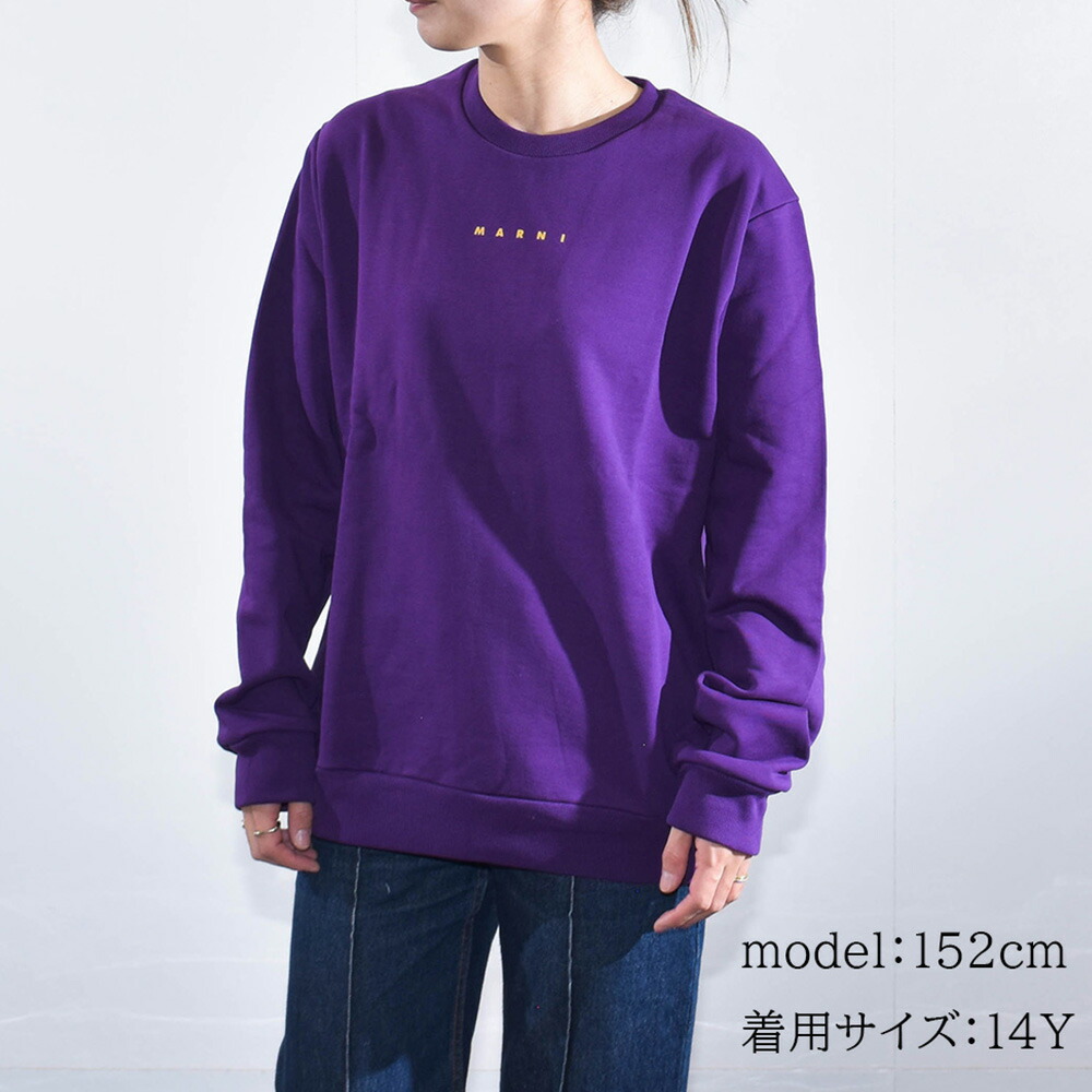 楽天市場】マルニ キッズ トレーナー ミニロゴ スウェットシャツ 大人