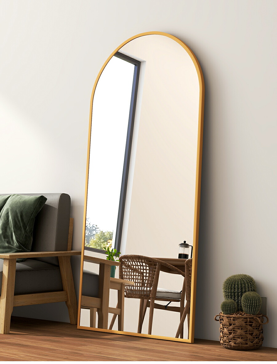 楽天市場】大型 ミラー 全身鏡 大 全身 鏡 180*80cm ミラー