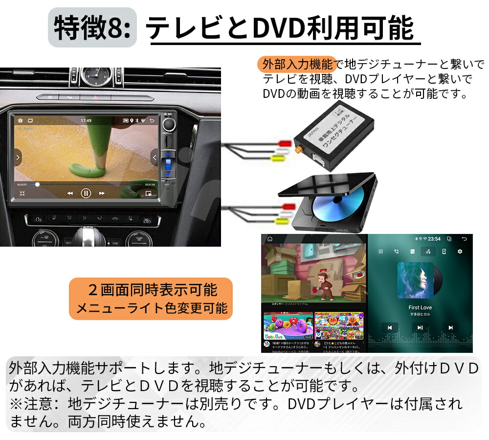 楽天市場】Android10.0カーナビ 7インチ アンドロイドナビ 2GB+32GB