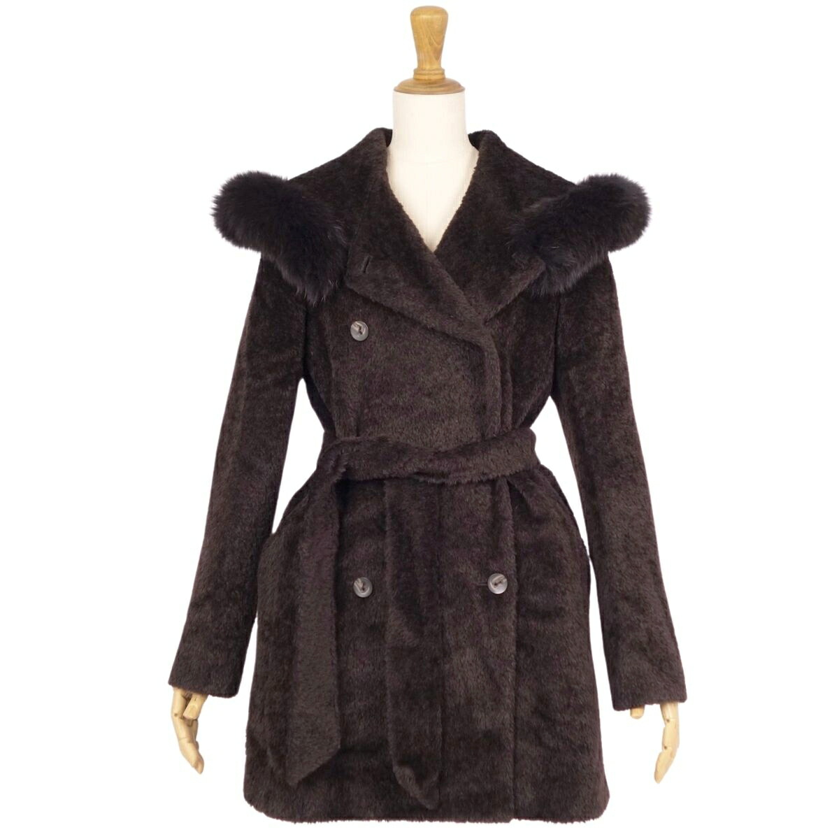 楽天市場】マックスマーラ コート フェイクファーの通販
