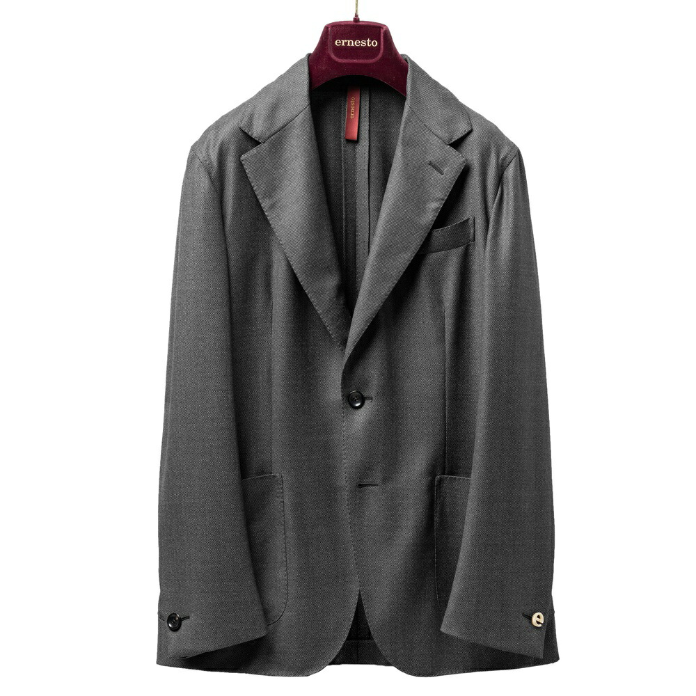 楽天市場】【返品不可】エルネスト ERNESTO ジャケット グレー