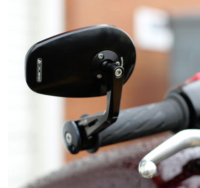 楽天市場】ボンネビル T100 T120 バーエンドミラー Urban ブラック