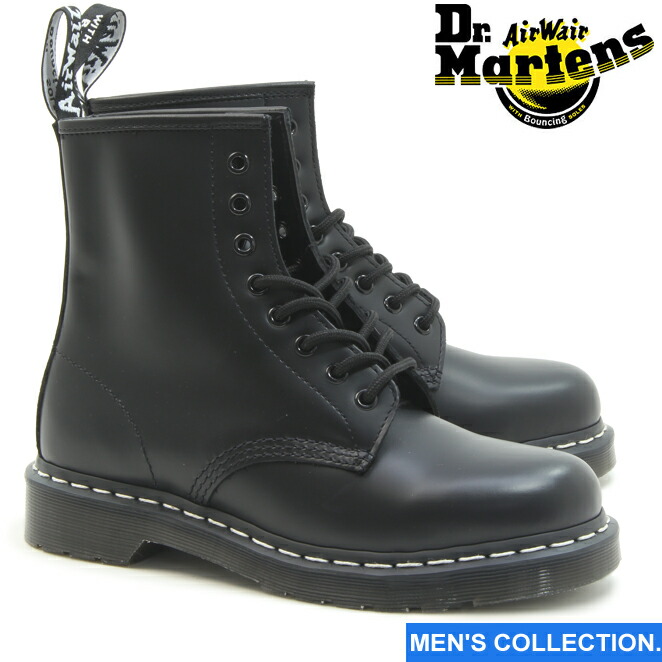 楽天市場】【ドクターマーチン】 1460 ホワイトステッチ ブラック 8