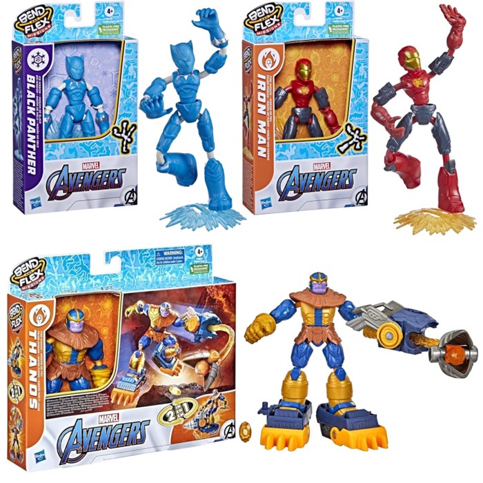 楽天市場】ハズブロ MARVEL マーベル アベンジャーズ ベンドアンド