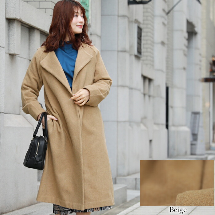 楽天市場】ノーカラーウール混コート イタリアCAPSULE ROSSA カプセル