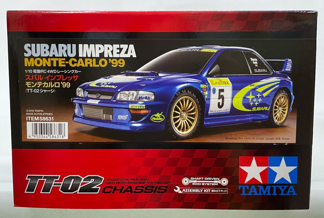 パッケージ難あり」タミヤ 1/10 RC インプレッサ モンテカルロ '99