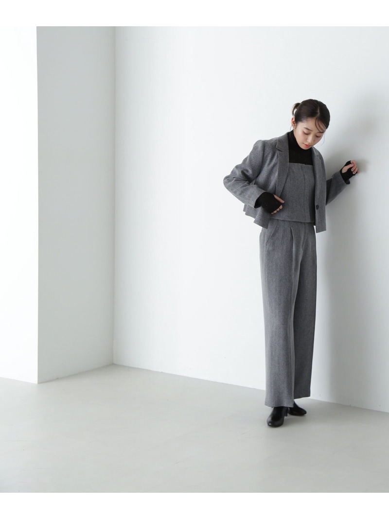 楽天市場】＜ツイーディーセットアップ＞ショートジャケット 24AW