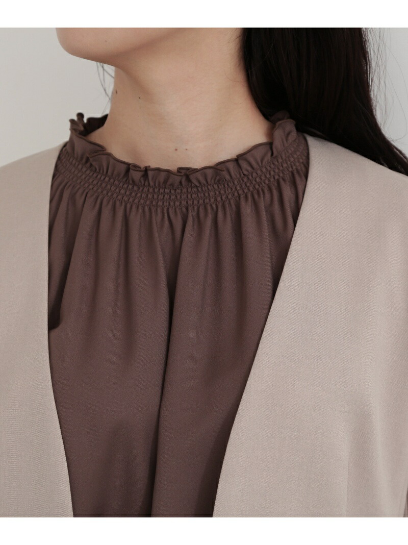 楽天市場】＜クラッシーセットアップシリーズ＞Vノーカラージャケット