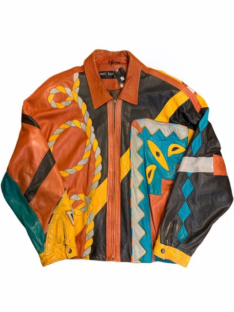 楽天市場】00s PELLE PELLE Leather Jacket 茶 44 ペレペレ レザー