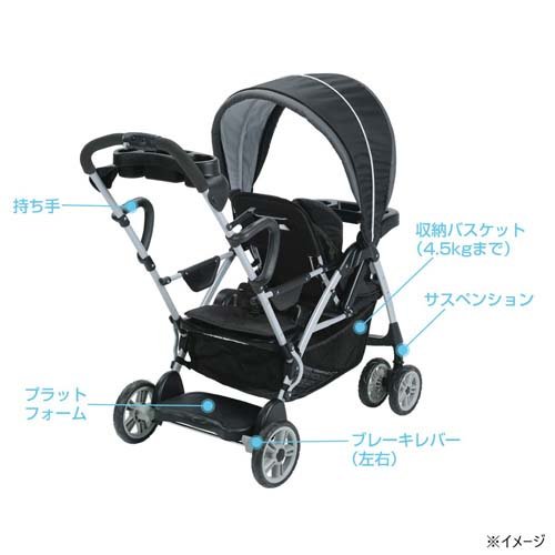 楽天市場】ルームフォーツーゴッサム ブラックBK(1台)【グレコ(GRACO