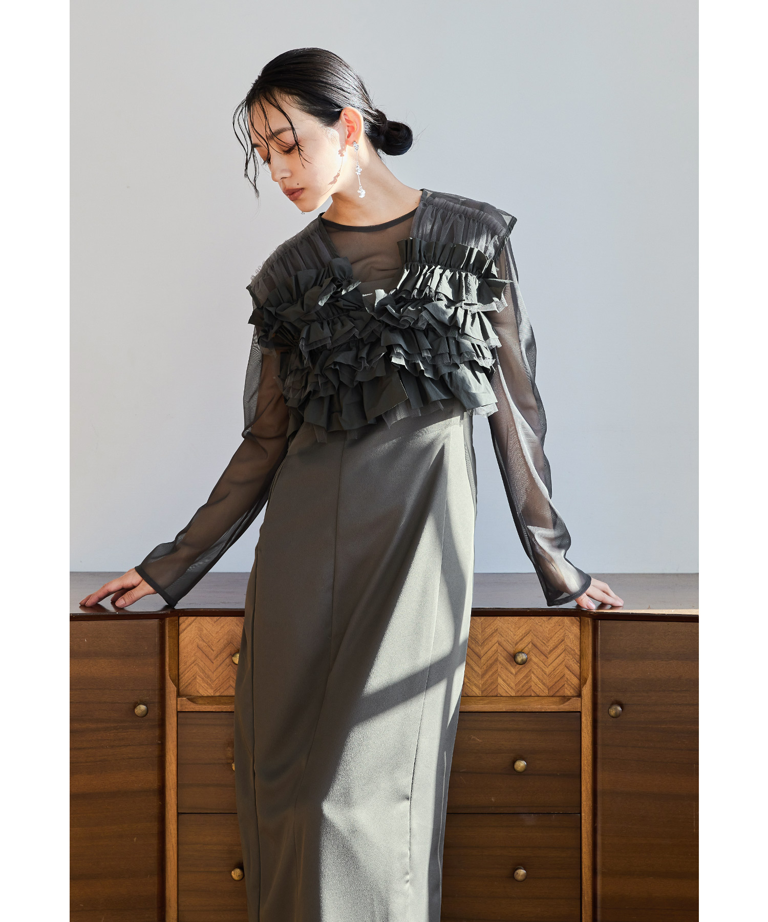 楽天市場】タフタチュールベストセットドレス 3点セット パーティー