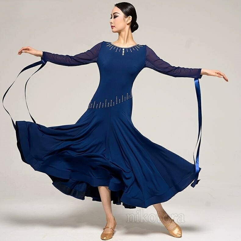 楽天市場】社交ダンス ワンピース ロングワンピース 初心者 社交ダンス