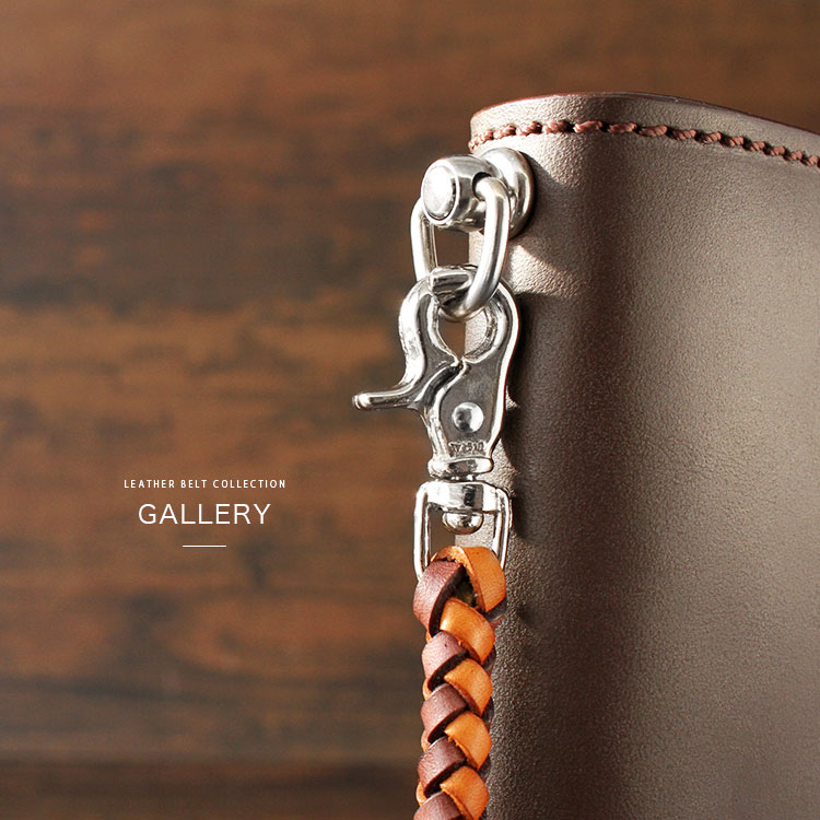 楽天市場】ウォレットチェーン 職人手編み ショートサイズ 4本編み