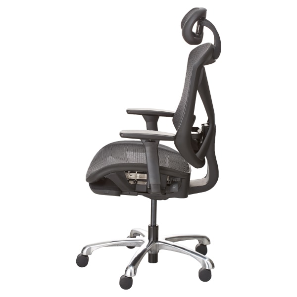 楽天市場】オフィスチェア (フレア フットレスト付き BK) ニトリ