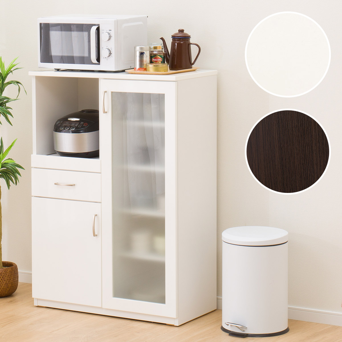 楽天市場】[幅80cm] レンジボード (コパン T 80MRB) ニトリ 【配送員