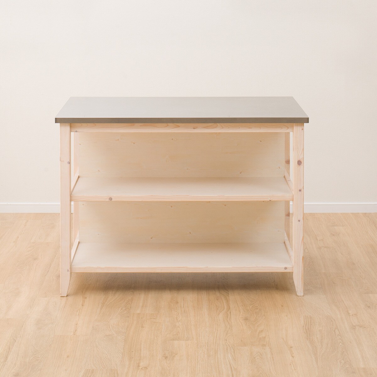 楽天市場】[幅120cm] ワークテーブル (シナモ12078WH ステン) ニトリ