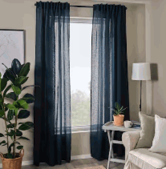 楽天市場】【NEW】IKEA ikeaDYTÅG ディトーグ カーテン1組, ダーク