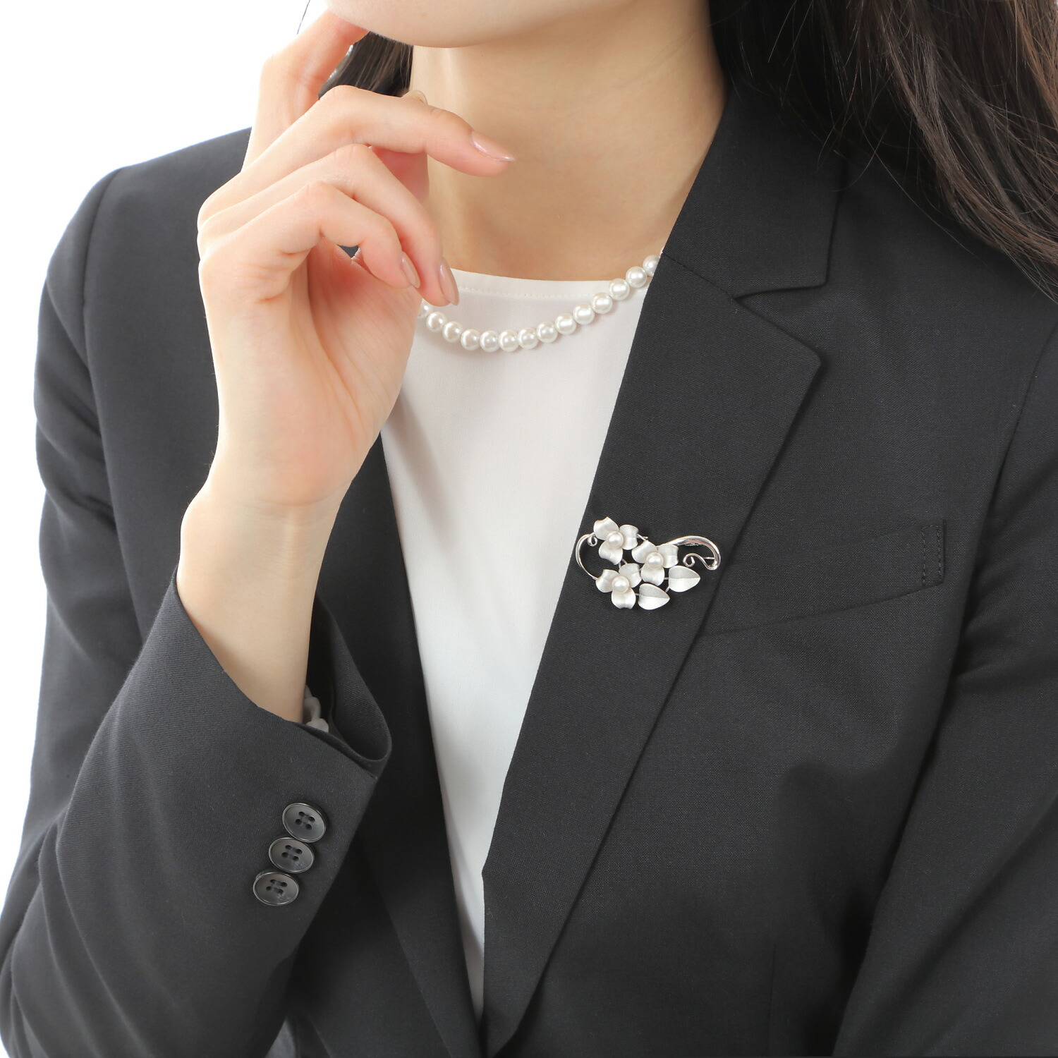 楽天市場】パール ブローチ 真珠 あこや アコヤ フォーマル 正装 卒業