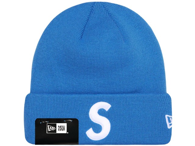 楽天市場】SUPREME シュプリーム ニューエラ コラボ ニット帽 24AW 青