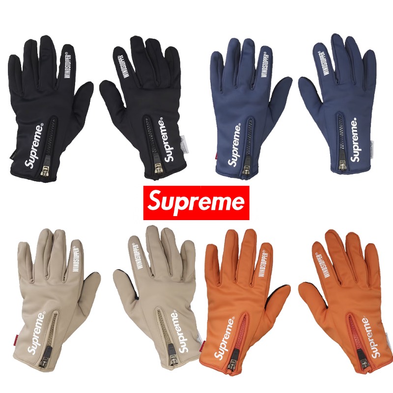 楽天市場】Supreme WINDSTOPPER Zip Glovesの通販