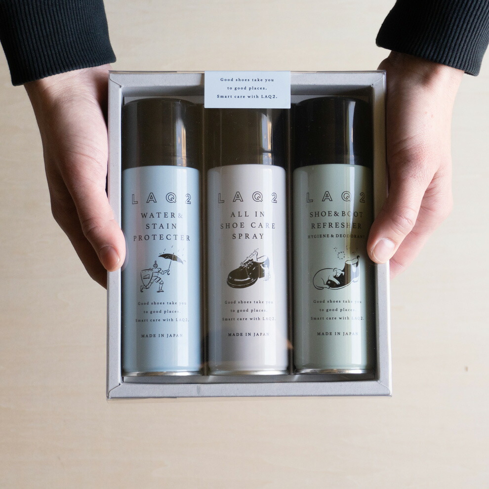 楽天市場】LAQ2 ラクツ シューケア ギフトセット 靴磨きセット