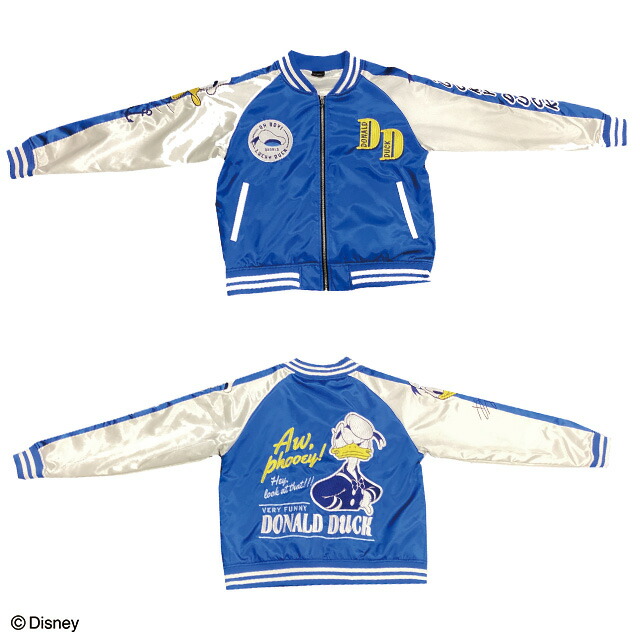 楽天市場】ディズニー ドナルド ラッキーダック スカジャン 刺繍