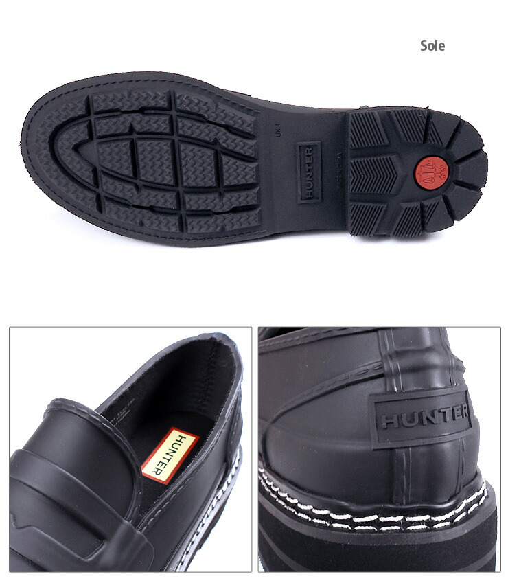 楽天市場】HUNTER REF STITCH PENNY LOAFER レインローファーシューズ