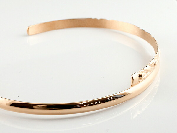 楽天市場】ハワイアンジュエリー バングル ハワイアン ピンクゴールド