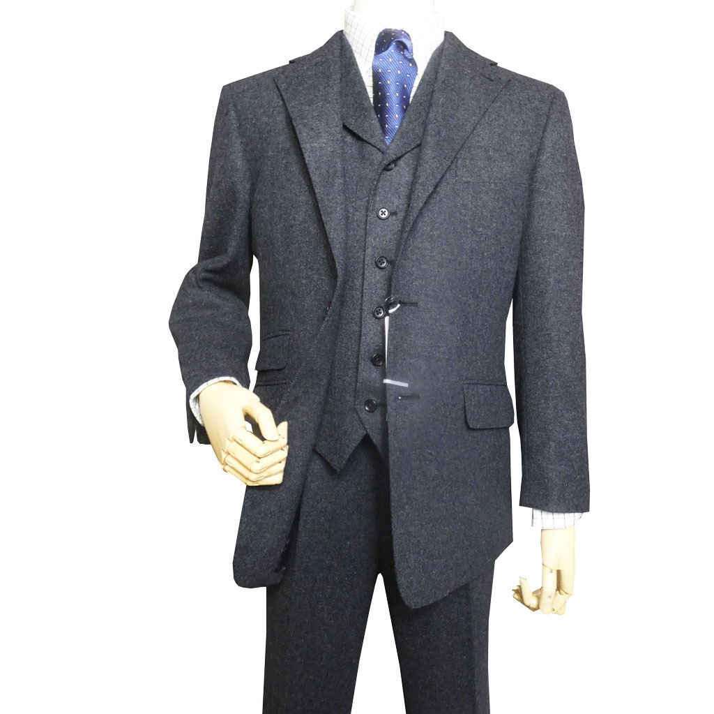 楽天市場】スーツ メンズ 秋冬 スリーピース 3つボタン