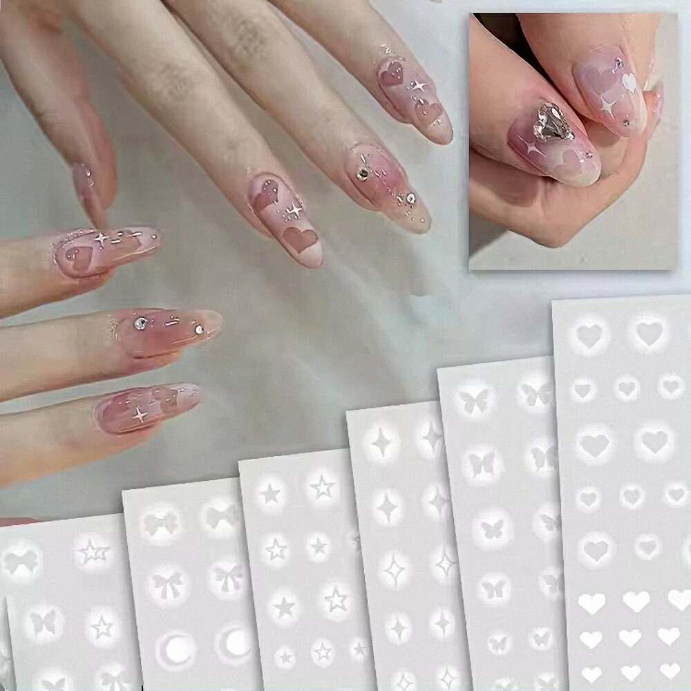 楽天市場】［ JOYFUL NAIL ］くりぬき風ネイルシール ( 5種から