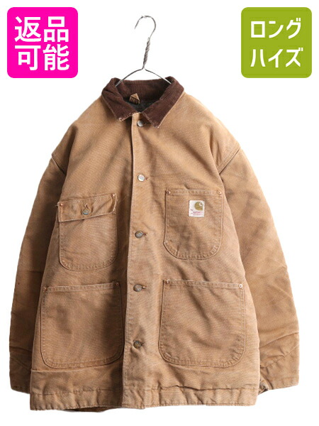 楽天市場】60s 70s USA製 カーハート チョア コート 42 メンズ L