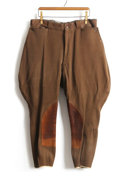 楽天市場】40s ビンテージ □ 本革 レザー 切替 コットン ジョッパーズ