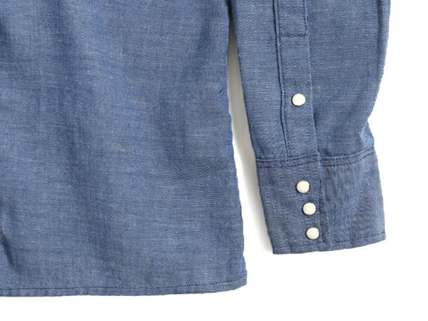 楽天市場】70s USA製 □ ラングラー 長袖 デニム ウエスタン シャツ