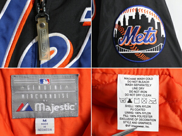 楽天市場】□ MLB オフィシャル Majestic ニューヨーク メッツ 中綿
