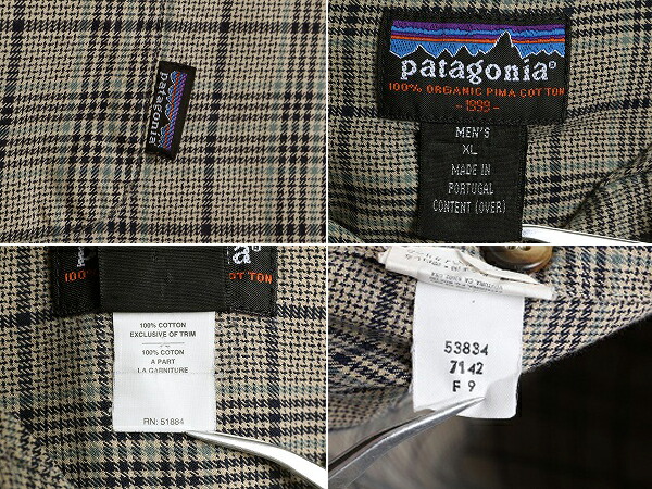 楽天市場】90s 99年製 パタゴニア チェック 長袖 ライト フランネル